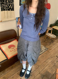 Billy Wrinkle Three Quarter Nylon Bermuda Pants