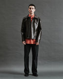 Horsehide Round Cut Single Jacket