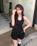 Yoni Eyelet Halter Sleeveless