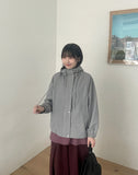 Nirubi Hood String Wind Jumper