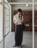 Becue Chrome Henry Neck Short Sleeve T-Shirt