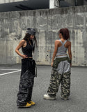 Steer Two-Tone Military Cargo Pants
