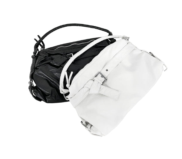 【U LAN】Vintage Front Belt Shoulder Bag U LAN (ユーラン) - ヴィンテージフロントベルトショルダー