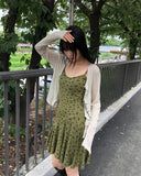Couzel Flower Sleeveless One Piece