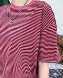 Tero Pig Stripe Short Sleeve T-shirt