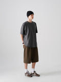 Slack One-Tuck Half Pants