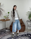 Mielo Wrinkle Check Shirt