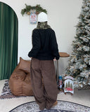 Bael Pintuck Corduroy Banding Pants