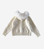 Blooming knit jacket