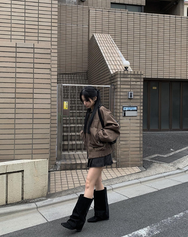 Anyone more (エニワンモア) - デゾブラックブルーデニム