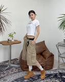 Coel Zip Cargo Bermuda Pants