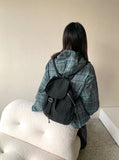 [unisex] Dorico Check Hood String Wind Jacket