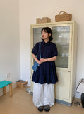 Yoonsi Dot Denim Mini Crossbody Bag