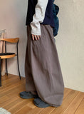 [unisex] Dalkas Pintuck Cotton Banding Wide Pants