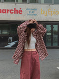 Machi linen check overshirt