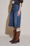 two-tone combi middle boots