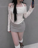 Soyou Low-Rise Eyelet Skirt