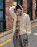 Roy Toggle Hooded Knit Cardigan