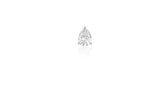 Essence 14K (Y) Lab-Diamond Pear Piercing 0.5CT