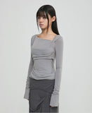 Layered Bustier Long Sleeve