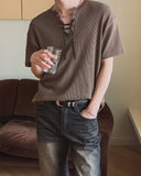 Shure Eyelet Waffle Short Sleeve T-shirt
