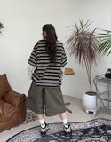 Delif cut bermuda pants