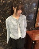 Nori Brush Fur Short Cardigan