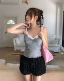 Flori Punching Lace Sleeveless