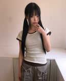 Dadin Color Short Sleeve T-shirt