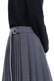 Shake Wrap Pleated Short Skirt