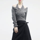 Hailyn Halter Off Knitwear