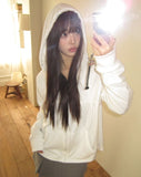 Nova Flower Lace Hooded Zip-up