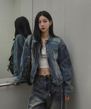 Lundy Dekki Biker Denim Jacket