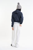 Pom pom twisted wool knit beanie
