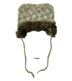 KITTY STRAP KNIT BEANIE