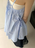 Clate layered pocket string mini sleeveless one piece