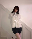 Lupin Drop Layered Fur Brushed Vest