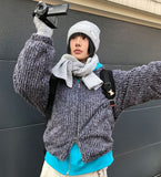 PLUSH HIGH-NECK JUMPER