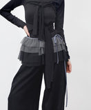 Haroan Layered Wrap Skirt