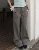 Daron Vintage Washed Low Bootcut Pants