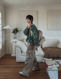 Basic Corduroy Cargo Parachute Pants