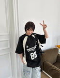 [unisex] Keyou Sporty Nylon Over Short Sleeve Tee