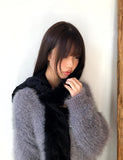Kir Lace Fur Scarf Muffler