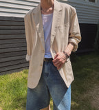 Summer Linen Overfit Blazer
