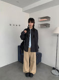 Gaen Basic Cotton Straight Pants