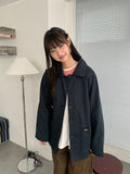 Hitali Cotton Trench Half Jacket