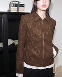 Daen Alpaca Wool Punching Frill Strap Knit