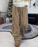Dion Corduroy Wide Banding Pants