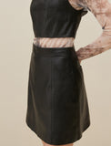 Mini Leather Skirt