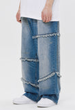 REPAIRED WIDE JEAN